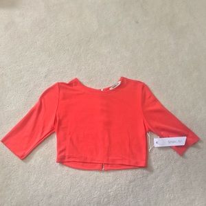 SAM & LAVI | Red Cropped Shirt